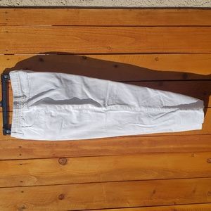 Lee White Jeans Elastic Side Waist